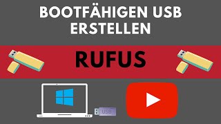 USB Stick Bootfähig machen  Rufus [upl. by Ahsitra243]