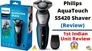 Philips AquaTouch S5420 Shaver Review [upl. by Moguel]