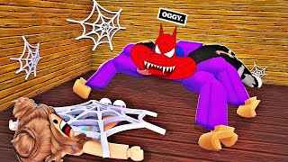 Oggy Became A SpiderMonster  In Roblox  with Jack [upl. by Yeslah443]