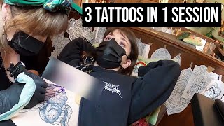 Finishing my sternum tattoo  Vlog 77 [upl. by Ycrem]