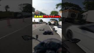 Lane Splitting vs Lane Filtering [upl. by Nileak]