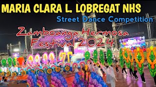 MARIA CLARA L LOBREGAT NHS STREET DANCE COMPETITION  Zamboanga Hermosa Festival 2024 [upl. by Oinoitna702]