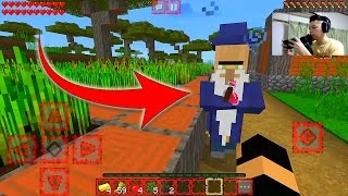 UM PODEROSO MAGO OU BRUXO APARECEU PESADELO  MINECRAFT POCKET EDITION Ep 8 [upl. by Desberg]