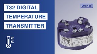 WIKA digital temperature transmitter T32 with quotguided write protectionquot [upl. by Murton980]