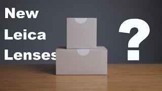 Unboxing My New Leica Lenses  First Impressions [upl. by Yrak226]