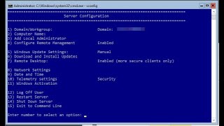 Install and Configure Windows Server 2016 Core [upl. by Berkly]