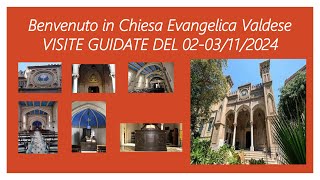 CHIESA VALDESE PALERMO  VISITE GUIDATE DEL 0203112024 [upl. by Toddy]