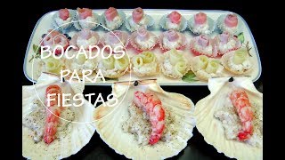 Bocados para fiestas con base de arroz muchos gustos Facilísimo  Acqua Rosa Recetas [upl. by Edea378]