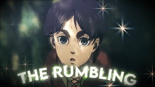 4K EREN YEAGER IF I LOSE IT ALL  The RUMBLING EDITAMV [upl. by Eca]