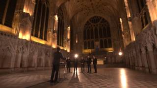 When David Heard Tomkins The Gesualdo Six at Ely Cathedral [upl. by Daven]