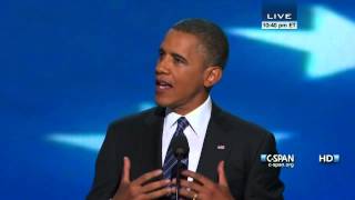 President Obama Acceptance Speech at 2012 Democratic National Convention CSPAN  Full Speech [upl. by Aneleasor]