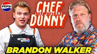 Cooking Beef Stroganoff with Brandon Walker  Chef Donny Live Stream [upl. by Gnuhc]