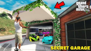 GTA 5  Franklin Unlocking The Most Secret Garage In His House GTA 5 [upl. by Htebasil]