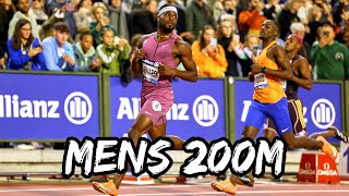 Kenny Bednarek Defeats Letsile Tebogo in Mens 200m Diamond League Final 2024 [upl. by Einned301]