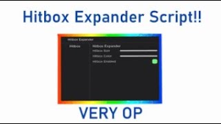 HitBox expander Exploit roblox free script on the discord server in the comments [upl. by Heisel]