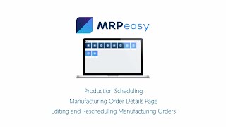 MRPeasy Demo  Production Planning and Scheduling [upl. by Svoboda]