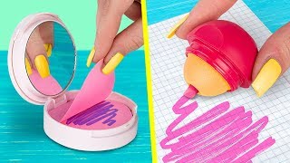 11 DIY Weird School Supplies You Need To Try  School Pranks And Life Hacks [upl. by Rania902]