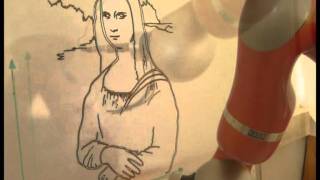 KUKAs 7DOF LWR IV Drawing Mona Lisa Mini amp Mickey Mouse etc [upl. by Clywd168]