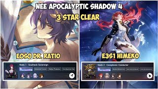 Apocalyptic Shadow 4 3 star clear ft E0S0 Dr Ratio amp E3S1 Himeko  Honkai Star Rail [upl. by Sitoiganap578]