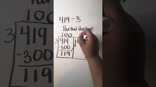 Can you divide using a partial quotient strategy elementaryteacher elementarymath homeschoolmath [upl. by Nirtiac]