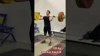 Enes Anıl KALKIR Silkme 135 Kg [upl. by Presber]