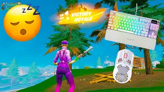 SteelSeries Apex Pro TKL ASMR 😴 Ranked Solos 🏆 Satisfying Fortnite Gameplay 240FPS 4K [upl. by Aihsema]