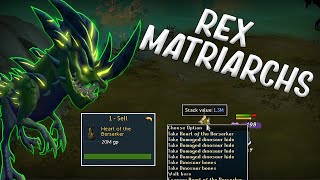 RuneScape Rex Matriarchs  Lucky On First Trip l First Impressions [upl. by Ymarej]