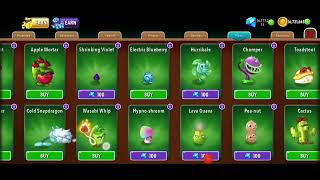 فتح بكجات وتطوير النباتات  PlantsVsZombies2 [upl. by Hamfurd670]