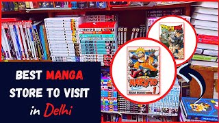 Where to buy Manga in Delhi  Visiting Manga Store  Buying Chainsaw Man Manga in India [upl. by Adnalay]