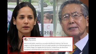 Sigrid Bazán tras brutal publicación sobre la muerte de Alberto Fujimori quotSon hechosquot [upl. by Gerianne]