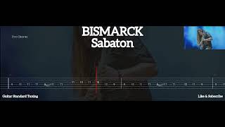 SABATON  BISMARCK  TAB GUITAR [upl. by Slin940]