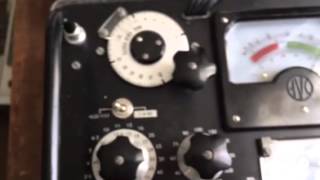 Testing 6X5 Rectifier with AVO CT160 [upl. by Enilrad546]