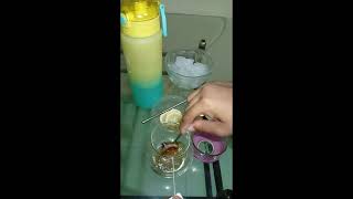 how to make ice lemon tea [upl. by Atinihs]