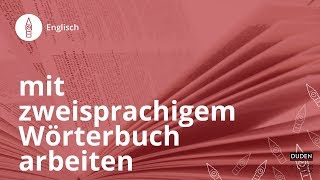 Mit zweisprachigem Wörterbuch arbeiten  Englisch  Duden Learnattack [upl. by Avron]