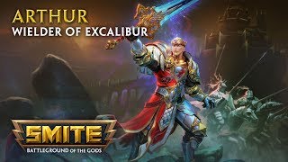 SMITE  God Reveal  Arthur Wielder of Excalibur [upl. by Ytsur]