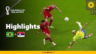 STUNNING Richarlison goal  Brazil v Serbia highlights  FIFA World Cup Qatar 2022 [upl. by Oika]