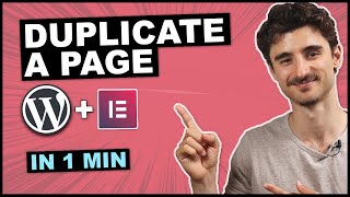 How to EASILY Duplicate a Page in WordPress amp Elementor [upl. by Yanetruoc858]