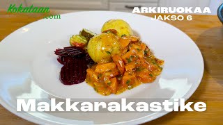 Makkarakastike I ARKIRUOKAA Jakso 6 4K [upl. by Ilanos883]