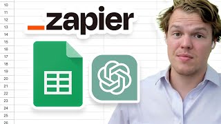 Automating Data Entry into Google Sheets amp Excel with ChatGPT amp Zapier  Tutorial For Beginners [upl. by Rabelais139]