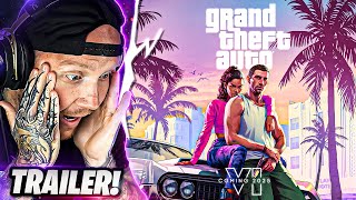 TIMTHETATMAN REACTS TO THE GTA 6 TRAILER [upl. by Sherwin]