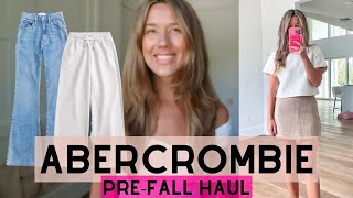 ABERCROMBIE PREFALL HAUL TWEED PIECES FLARE JEANS amp MORE 2024 [upl. by Norvan962]