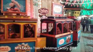 mini express train christmas factory 2016 [upl. by Orravan]