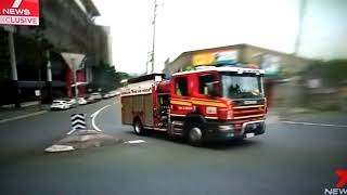 Qld fire and rescue rumbler siren 7 news [upl. by Amolap]