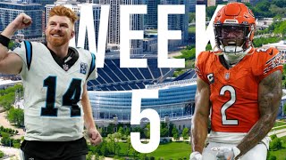 Bears vs Panthers Week 5 Pre Game Predictions [upl. by Haraj]