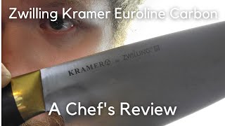 Do You Need a 350 Chefs Knife The Zwilling Kramer Euroline  A Chefs Review [upl. by Chang]