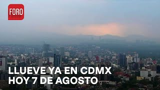 Activan alerta amarilla por lluvias intensas en 13 alcaldías de la CDMX  Las Noticias [upl. by Averell143]