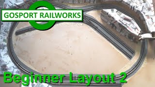 N Gauge Layout Build Beginner Layout 2  Track Laying and Landscape [upl. by Telfer104]