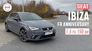 Seat Ibiza FR 15 TSI DSG7 40th FR Anniversary Edition test PL Pertyn Ględzi [upl. by Koo375]