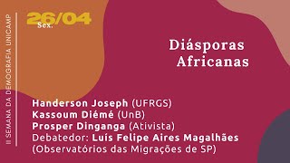 II Semana da Demografia  Mesa Diásporas Africanas [upl. by Notliw]