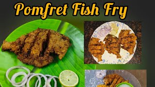 Pomfret Fish Fry Receipe 🐟viralvideo recipebhubaneswardiaries pomfretrecipe odisha easyrecipe [upl. by Ainafets818]